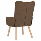 Relaxing Chair Brown 63 x 67 x 94 cm Fabric