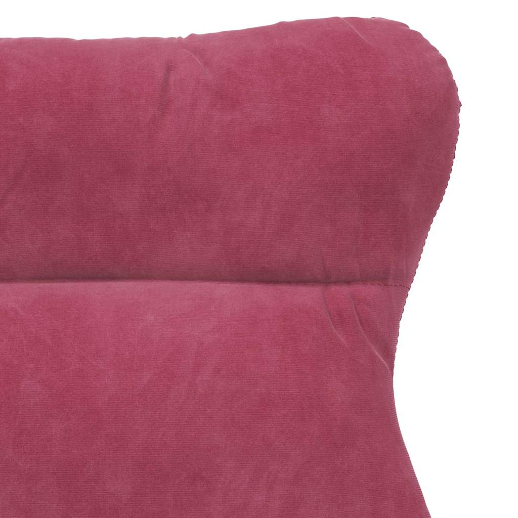 Relaxing Chair Wine Red 69 x 74 x 93 cm Velvet