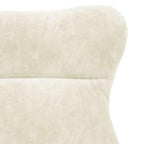 Relaxing Chair Cream 69 x 74 x 93 cm Velvet