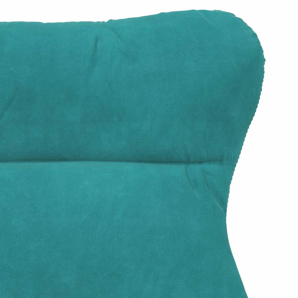 Relaxing Chair Turquoise 69 x 74 x 93 cm Velvet