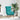 Relaxing Chair Turquoise 69 x 74 x 93 cm Velvet