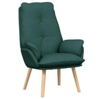 Relaxing Chair Dark green 69 x 74 x 93 cm Fabric
