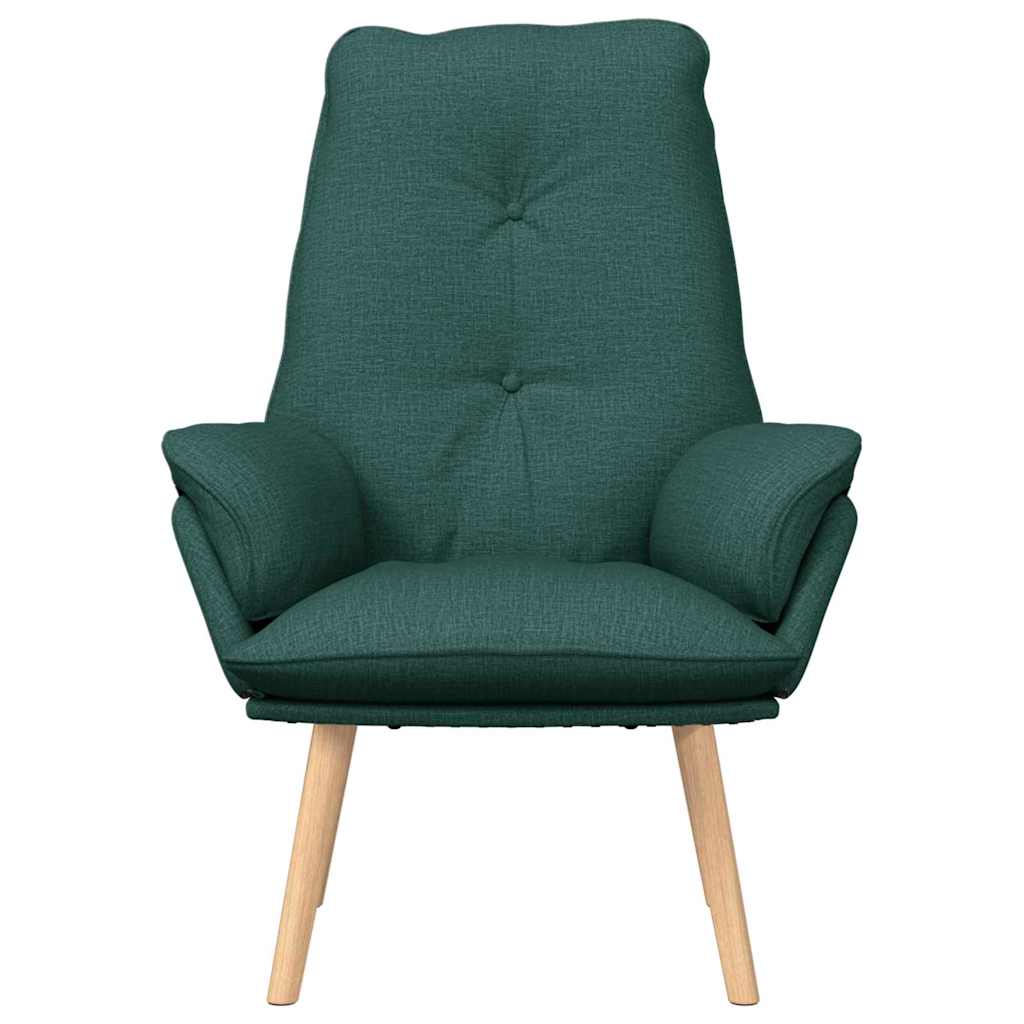 Relaxing Chair Dark green 69 x 74 x 93 cm Fabric