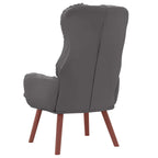 Relaxing Chair Grey 69 x 74 x 93 cm Faux leather