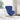Egg Chair Police blue 63 x 73 x 90 cm Velvet