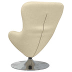 Egg Chair Cream 63 x 73 x 90 cm Fabric