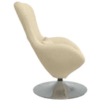 Egg Chair Cream 63 x 73 x 90 cm Fabric