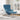 Egg Chair with Footstool Blue 63 x 73 x 90 cm Velvet