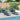Sun Lounger Folding 2-person 2 pcs Blue 58 x 188 x 77cm Fabric