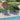 Folding Sun Lounger 2 pcs Navy 182 x 55 x 85.5cm Textilene