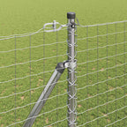 Fence Post 7 pcs Silver Steel