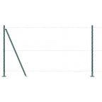 Fence Post 7 pcs Green Steel