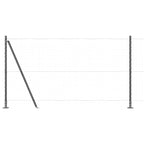 Fence Post 7 pcs Grey Steel