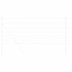 Wild Fence Hot Dip Galvanized 1000 x 100 x 0.18 cm Iron