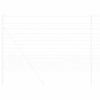 Wild Fence Hot Dip Galvanized 1000 x 150 x 0.18 cm Iron