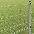 Field Fence Silver 25 x 0.8 m Galvanised steel