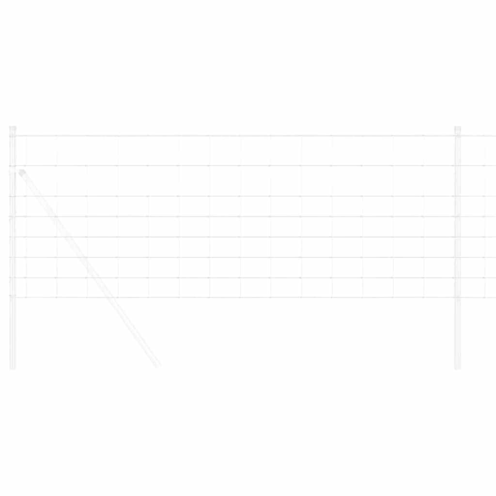 Field Fence Silver 25 x 0.8 m Galvanised steel