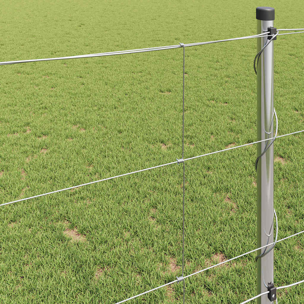 Field Fence Silver 25 x 1 m Galvanised steel