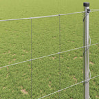 Field Fence Silver 25 x 1.2 m Galvanised steel