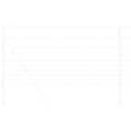 Field Fence Silver 25 x 1.2 m Galvanised steel