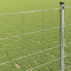 Field Fence Silver 25 x 1.2 m Galvanised steel