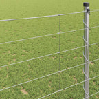 Field Fence Silver 25 x 1.2 m Galvanised steel