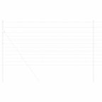 Field Fence Silver 25 x 1.2 m Galvanised steel