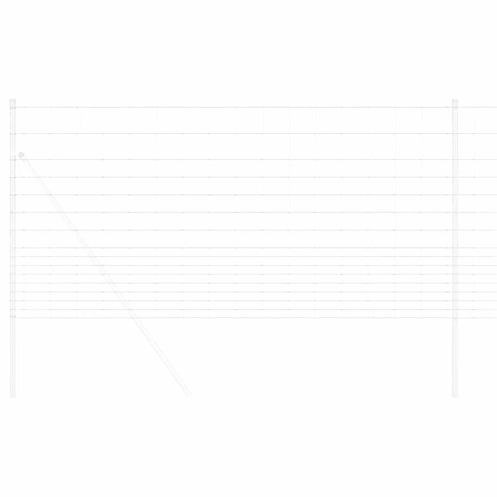 Field Fence Silver 25 x 1.2 m Galvanised steel