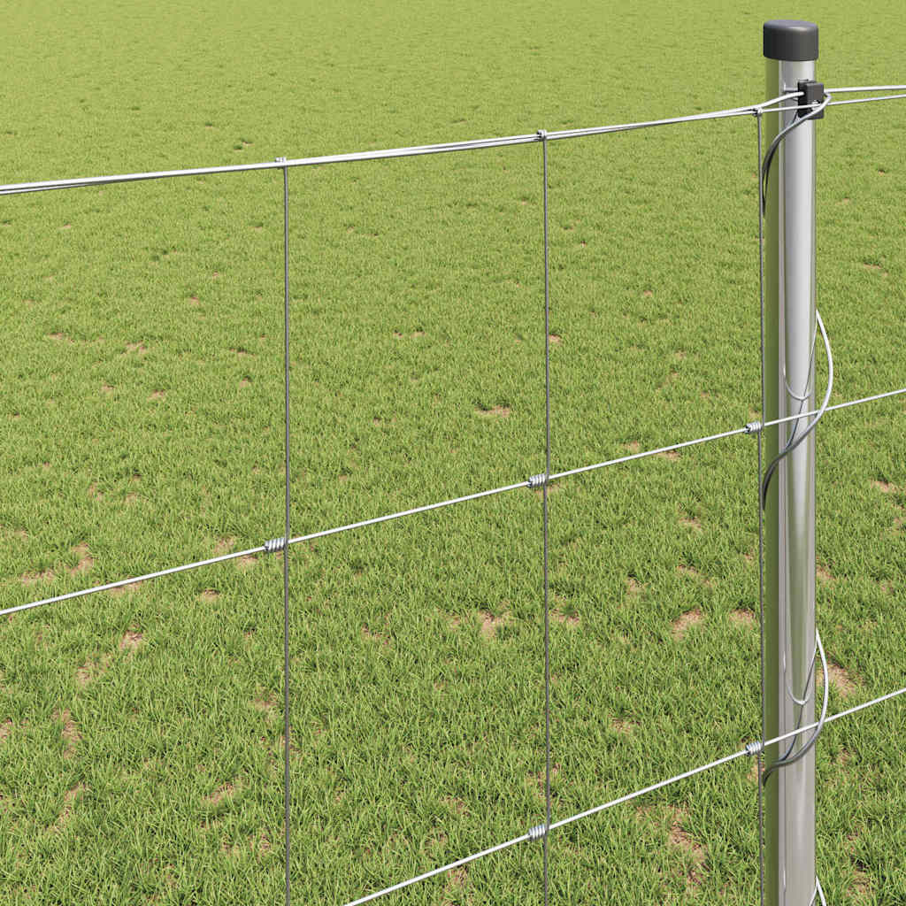 Field Fence Silver 25 x 1.4 m Galvanised steel