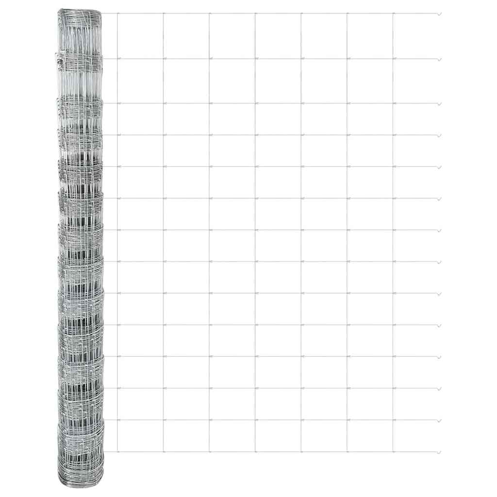 Field Fence Silver 25 x 1.4 m Galvanised steel