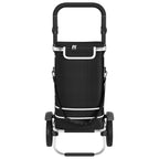 Shopping Trolley Black 36.5 x 46.5 x 100.5 cm Oxford fabric