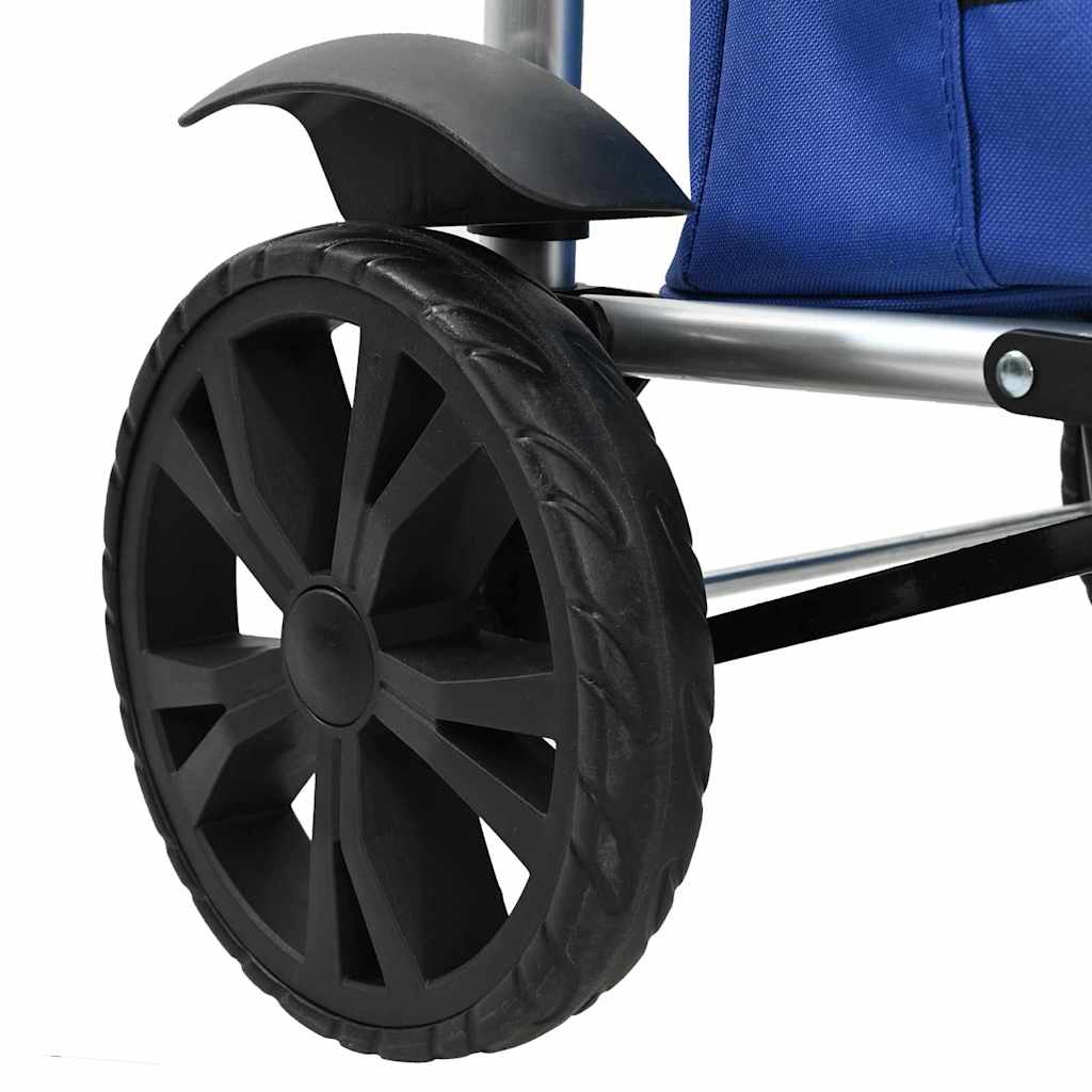 Shopping Trolley Blue 36.5 x 46.5 x 100.5 cm Oxford fabric