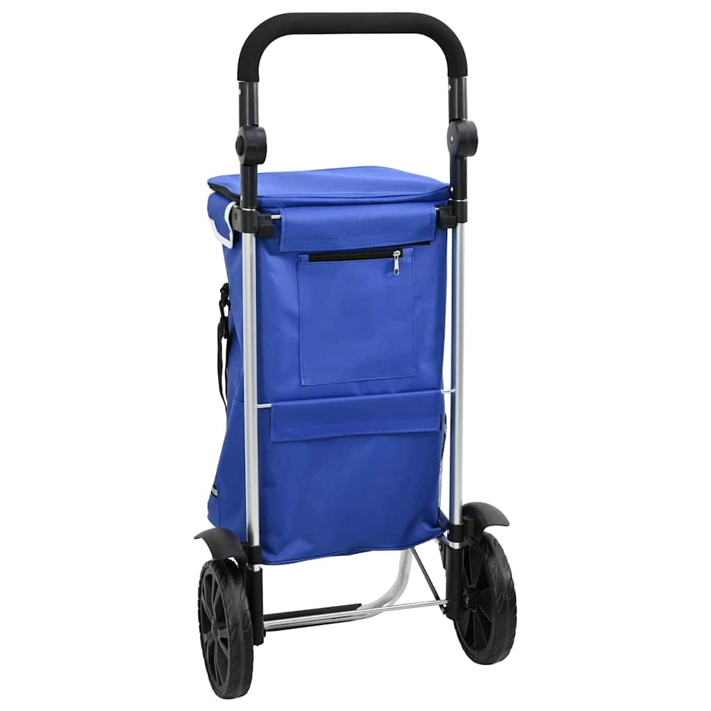 Shopping Trolley Blue 36.5 x 46.5 x 100.5 cm Oxford fabric