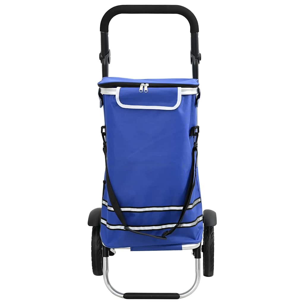 Shopping Trolley Blue 36.5 x 46.5 x 100.5 cm Oxford fabric