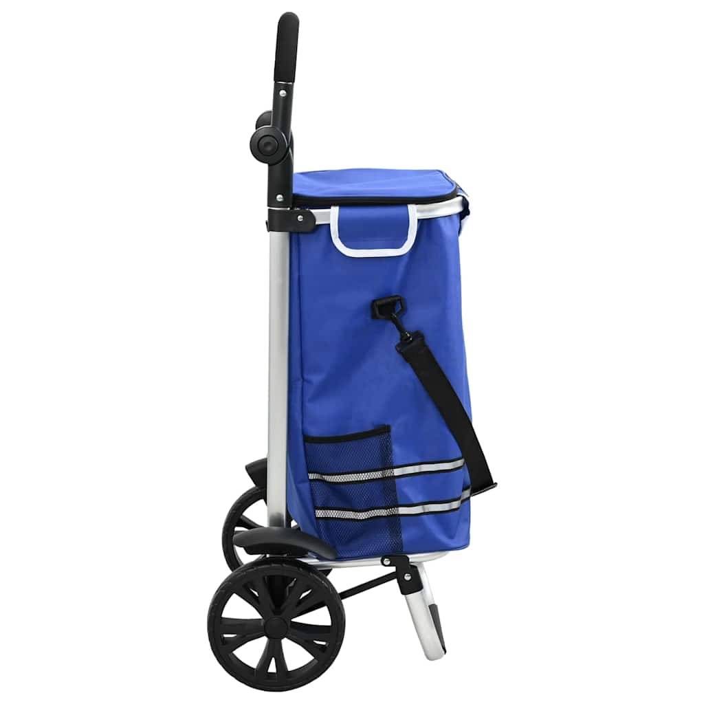 Shopping Trolley Blue 36.5 x 46.5 x 100.5 cm Oxford fabric