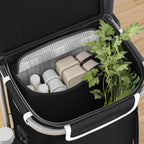 Shopping Trolley Folding Black 47 x 39 x 100.5 cm Oxford fabric