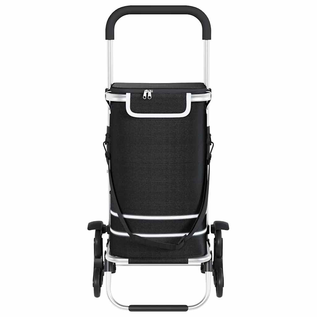 Shopping Trolley Folding Black 47 x 39 x 100.5 cm Oxford fabric