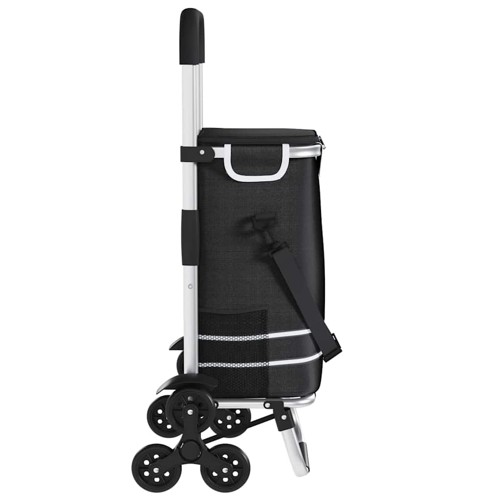 Shopping Trolley Folding Black 47 x 39 x 100.5 cm Oxford fabric