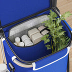 Shopping Trolley Folding Blue 47 x 39 x 100.5 cm Oxford fabric