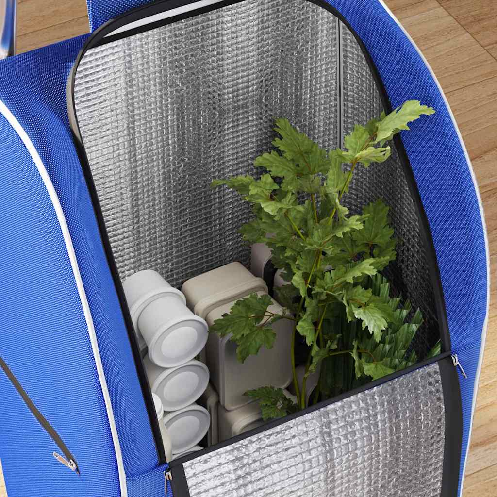 Shopping Trolley Folding Blue 39.5 x 33 x 93 cm Oxford fabric