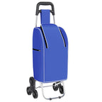 Shopping Trolley Folding Blue 39.5 x 33 x 93 cm Oxford fabric