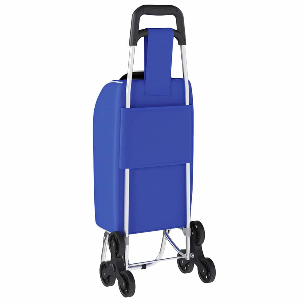 Shopping Trolley Folding Blue 39.5 x 33 x 93 cm Oxford fabric