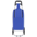 Shopping Trolley Folding Blue 39.5 x 33 x 93 cm Oxford fabric