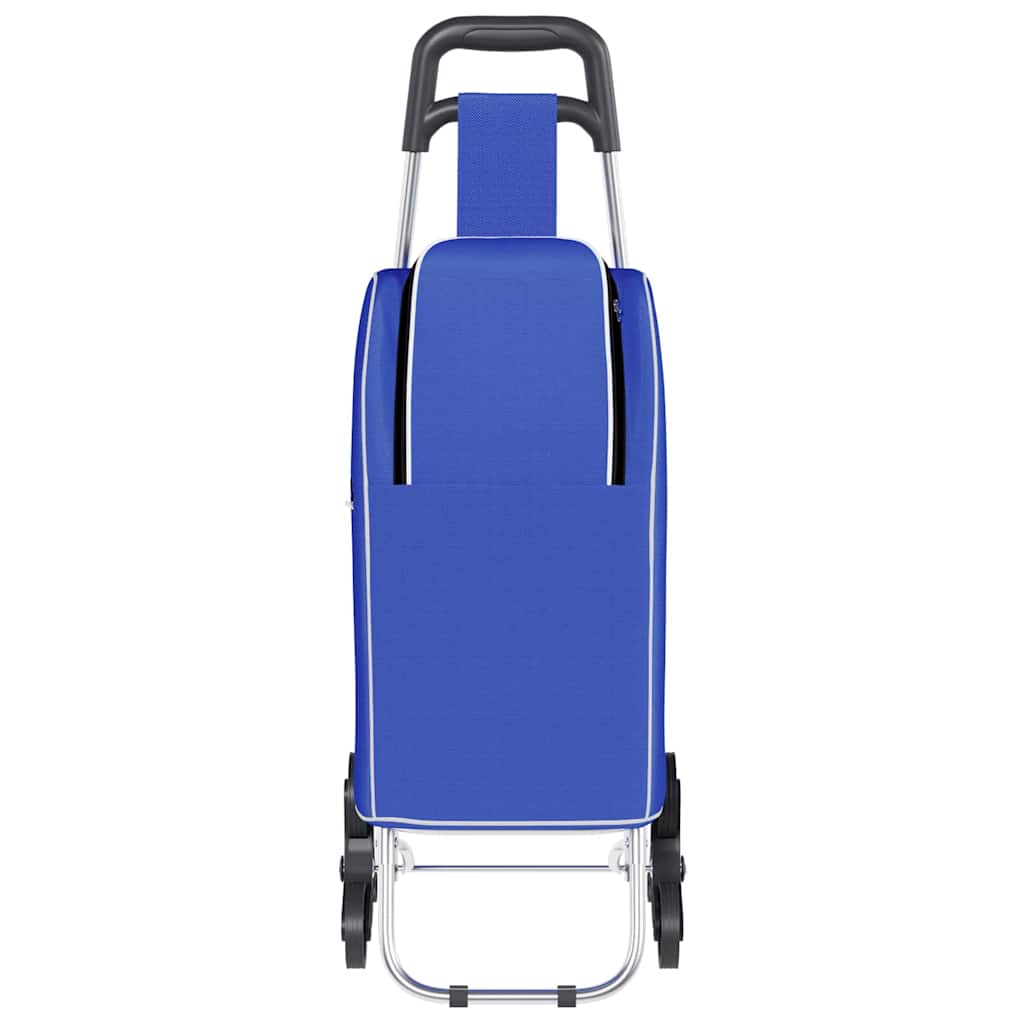 Shopping Trolley Folding Blue 39.5 x 33 x 93 cm Oxford fabric
