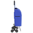 Shopping Trolley Folding Blue 39.5 x 33 x 93 cm Oxford fabric