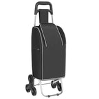 Shopping Trolley Folding Black 39.5 x 33 x 93 cm Oxford fabric