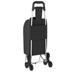 Shopping Trolley Folding Black 39.5 x 33 x 93 cm Oxford fabric