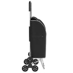 Shopping Trolley Folding Black 39.5 x 33 x 93 cm Oxford fabric