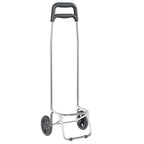 Shopping Trolley Folding Grey 35 x 28 x 92 cm Oxford fabric