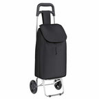 Shopping Trolley Folding Black 35 x 28 x 92 cm Oxford fabric